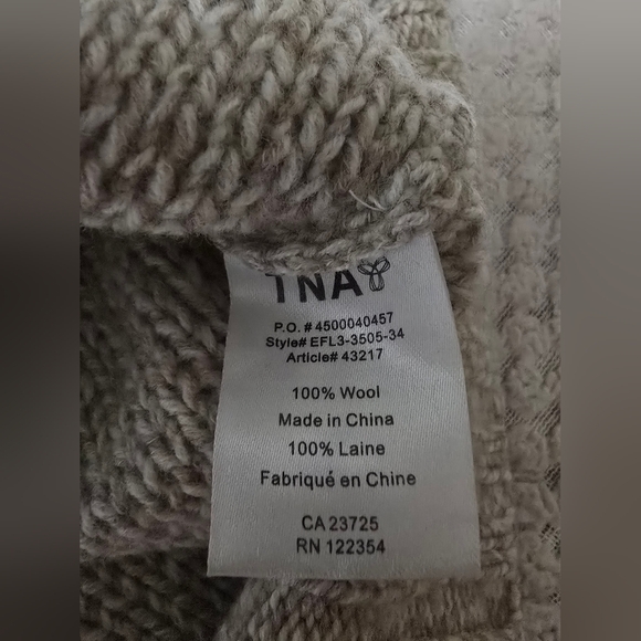 # 384 TNA Zip Up Sweater - Picture 5 of 7